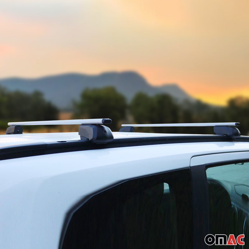 Dachträger Gepäckträger für Kia Cee'D JD 2012-2018 Grundträger ABE Silber 2x