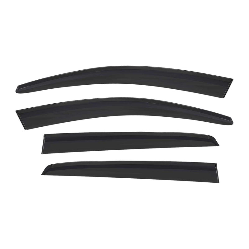 4 deflettori antivento e antipioggia per VW Golf 7 2013-2019 in acrilico scuro