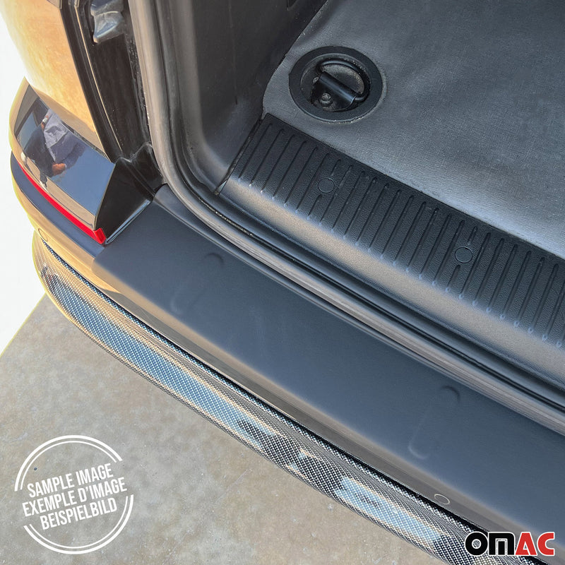 Protezione soglia di carico per VW Caddy 2003-2015 protezione paraurti nero opaco in ABS