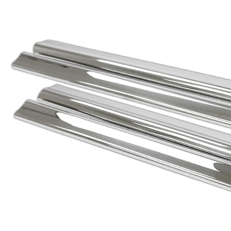 Striscia di protezione per porta laterale, strisce di protezione per porta per Fiat Doblo 2000-2006 in acciaio inox 4x 