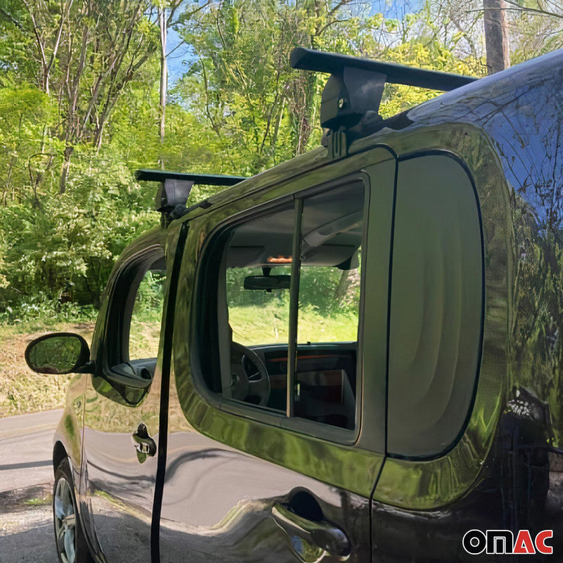 Menabo Dachträger Grundtäger für Citroen C4 Picasso 2013-2018 ABE Alu Schwarz 2x