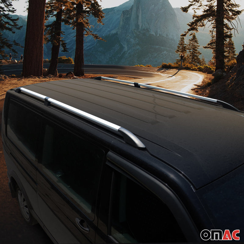 Dachreling Dachgepäckträger für Citroen Berlingo 2019-2025 L2 Langer Alu Grau