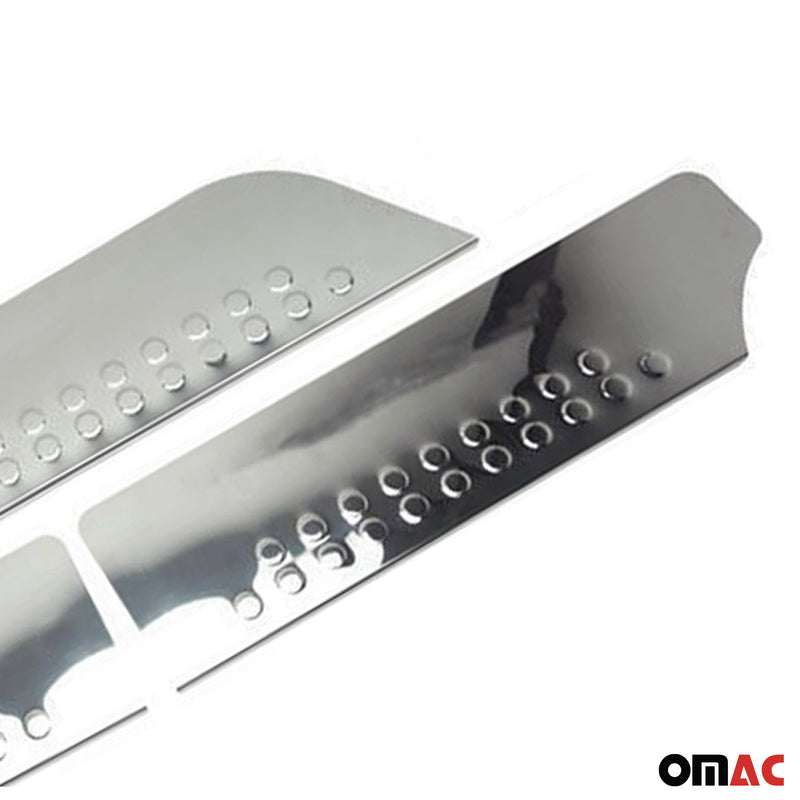 Soglie porte per VW T4 1990-2003 in acciaio inox argento 3 pezzi