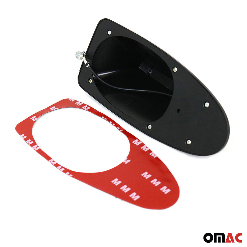 Antenna da tetto AM/FM, antenna per auto, antenna squalo nera