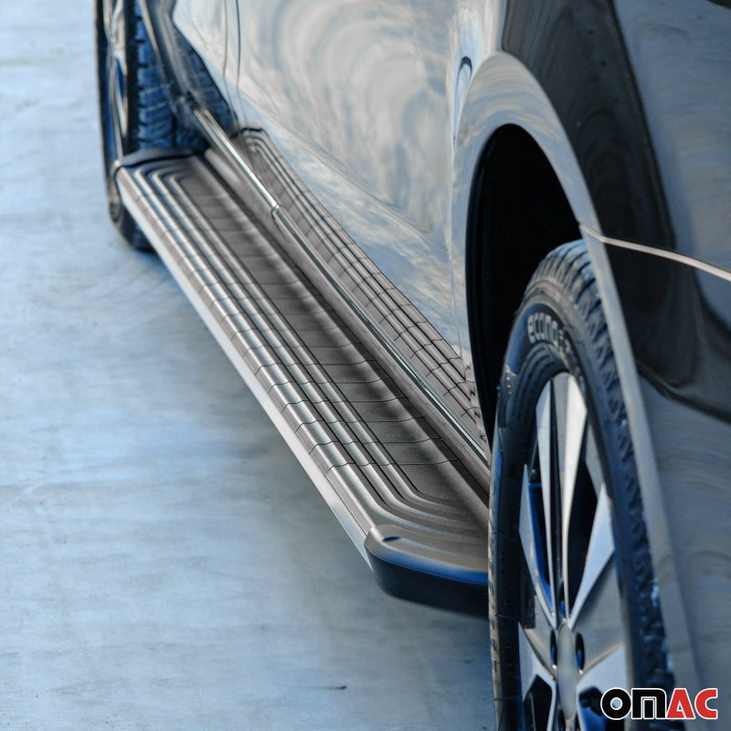 Pedane laterali per Kia Sorento 2015-2020 alluminio nero argento