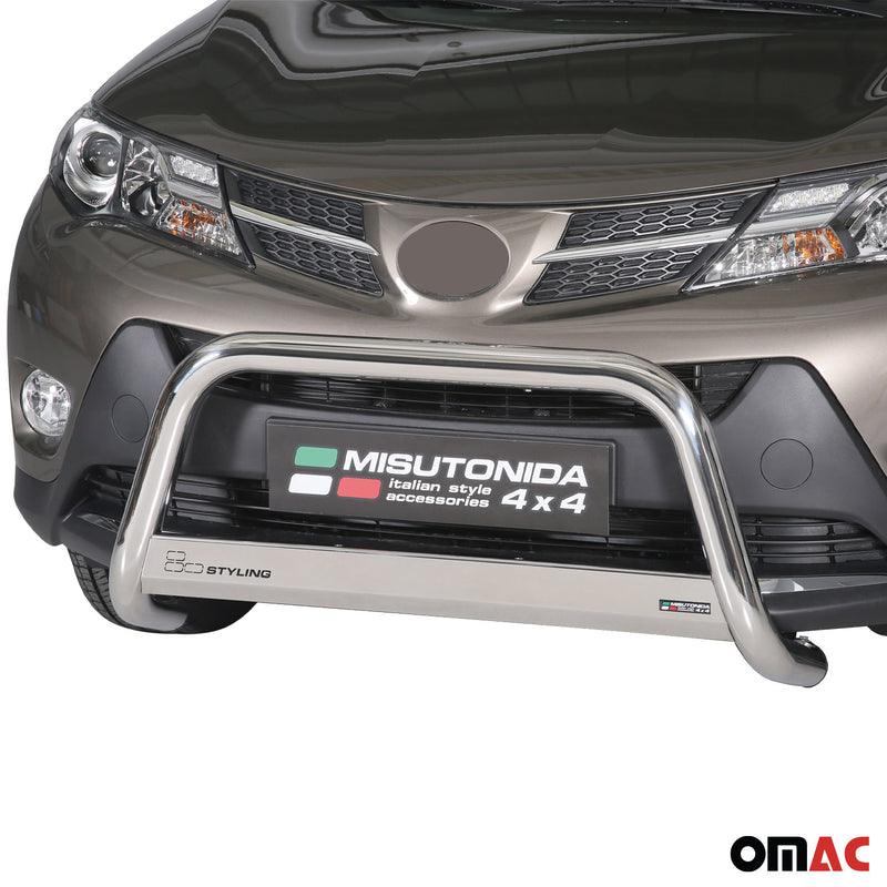 Protezione anteriore per Toyota RAV4 XA40 2013-2015 ø63mm acciaio argento 