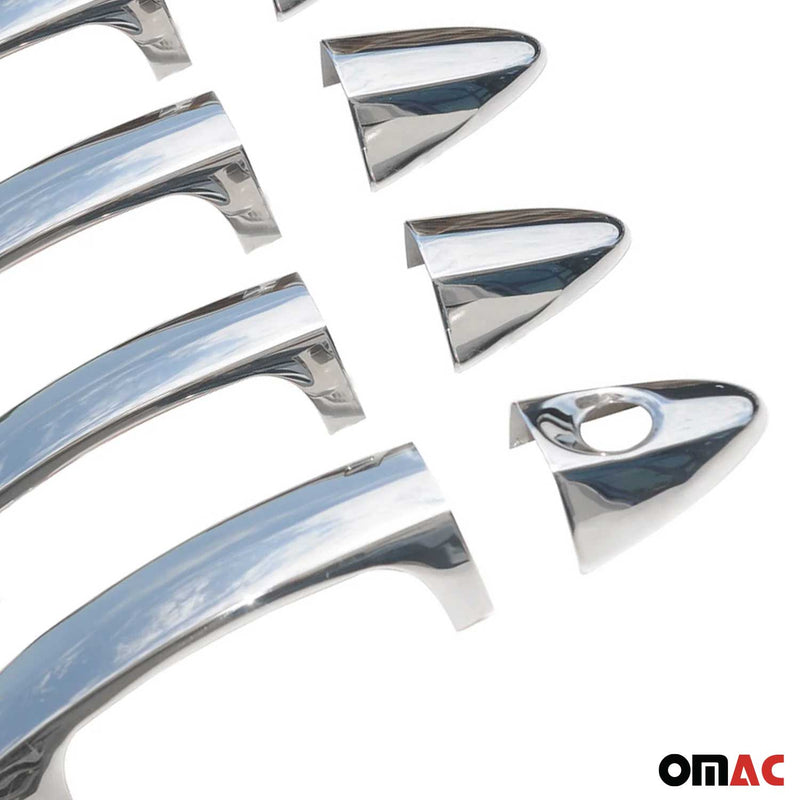 Copri maniglia porta, copri maniglia porta per Ford B-Max 2012-2019, acciaio inox argento, 8 pezzi