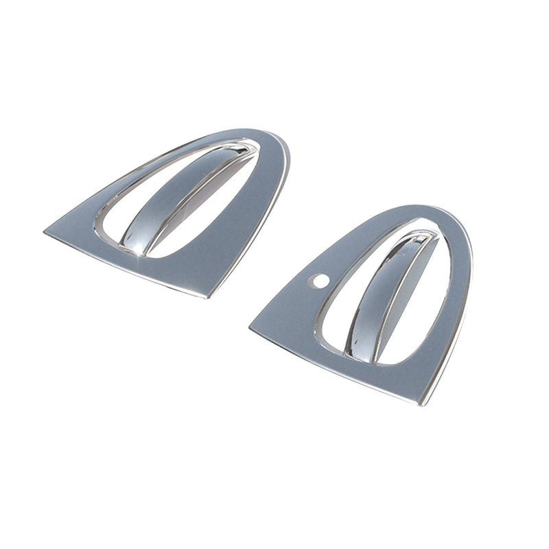Copri maniglia porta, copri maniglia porta per Smart ForTwo 2007-2015, acciaio inossidabile, argento, 4 pezzi