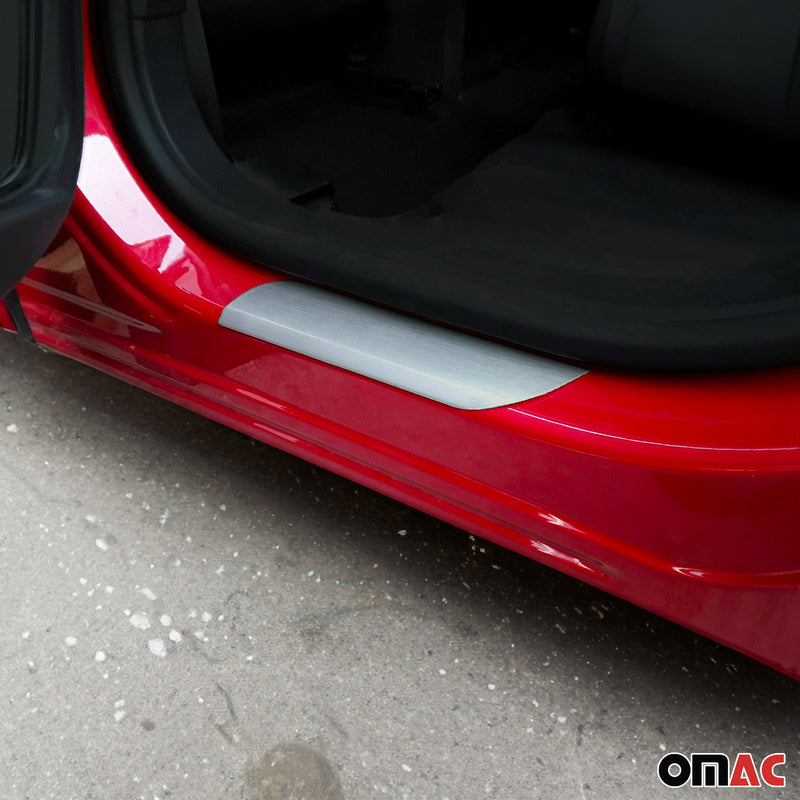 Soglie porte per Peugeot 3008 2017-2025 in acciaio inox argento 4 pezzi