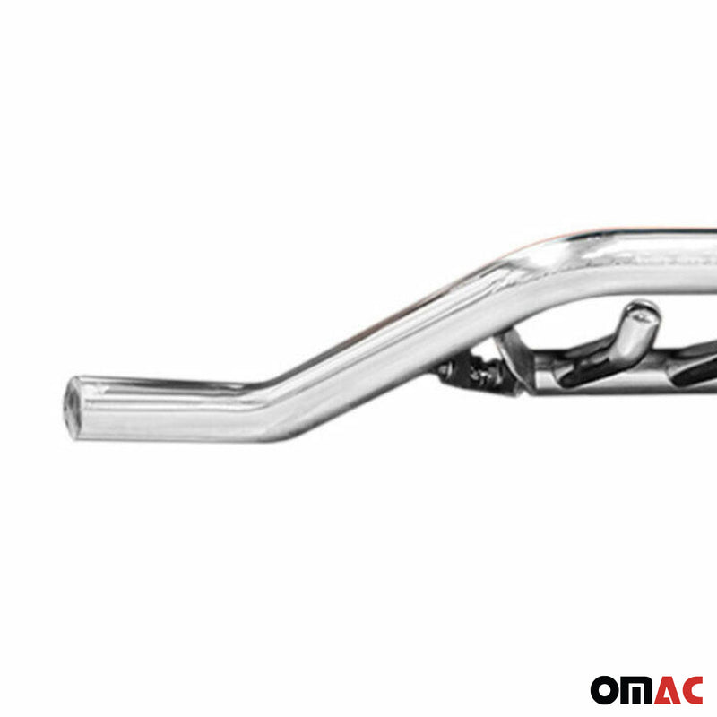 Barra di protezione anteriore per Ford Kuga 2012-2017 con ABE in acciaio argento 
