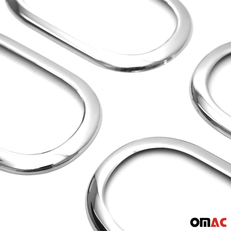 Copri maniglia porta, copri maniglia porta per Renault Modus 2004-2012, acciaio inox argento, 4 pezzi 