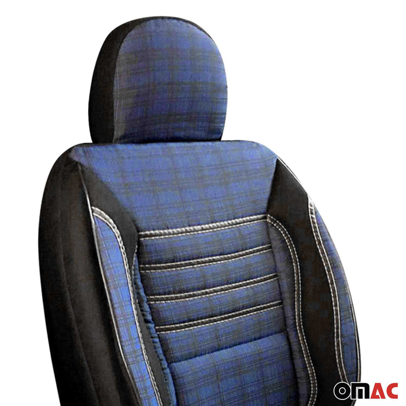Coprisedili per VW Crafter 2006-2025 Nero Blu 1 posto