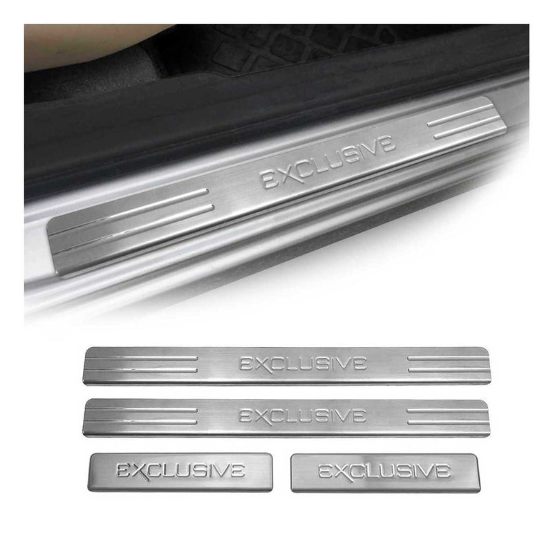 Soglie porte esclusive per Mazda 6 2012-2025 in acciaio inox 4x