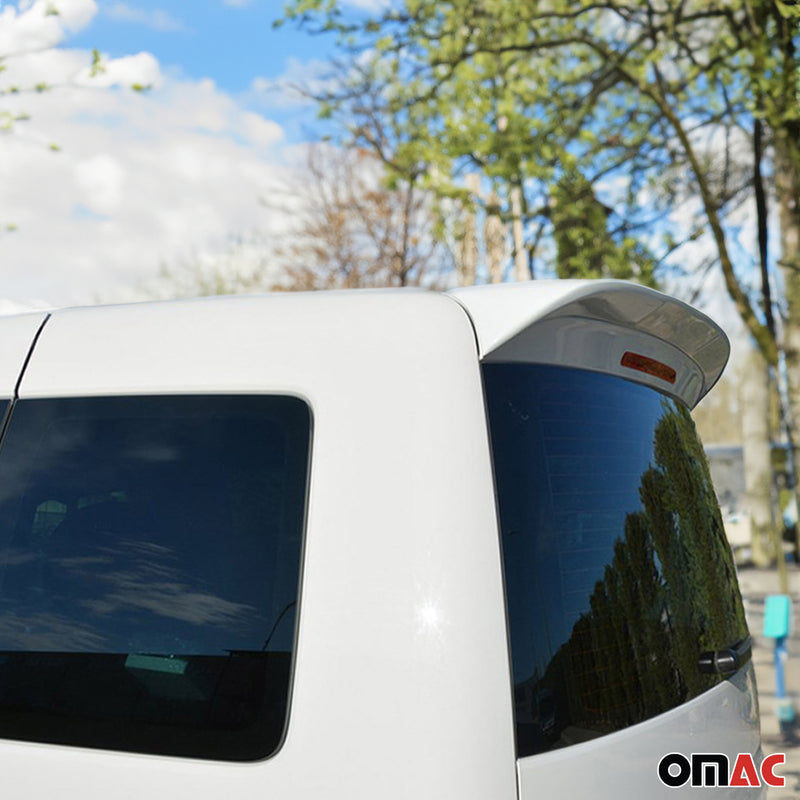 Heckspoiler Heckflügel Hecklippe für VW Caddy 2015-2025 Farbe LB9A ABS Weiß 1tlg