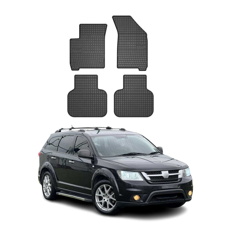 Tappetini Fiat Freemont 2011-2016 TPE Nero 4 pezzi