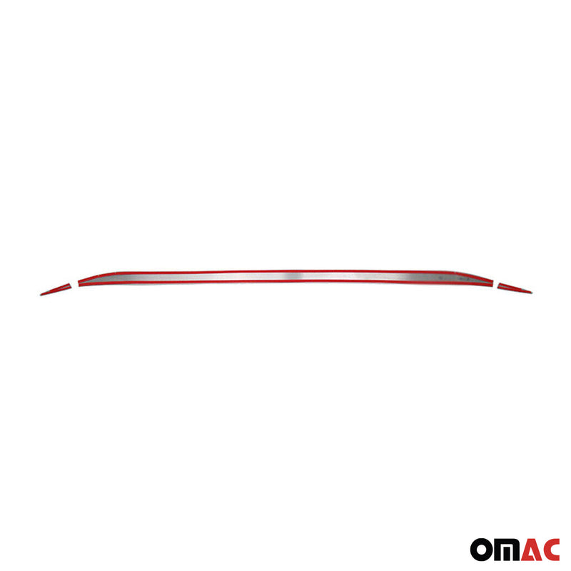 Modanatura posteriore del bagagliaio per Jeep Renegade 2015-2024 cromata spazzolata 3x