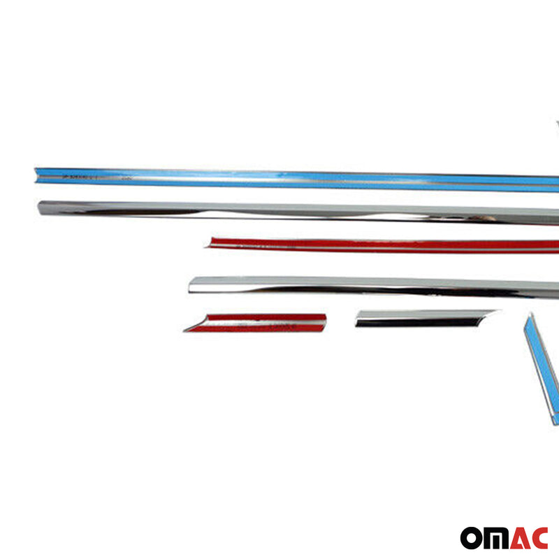 Listelli decorativi per finestrini per Opel Astra K 2015-2019 in acciaio inox cromato 8 pezzi