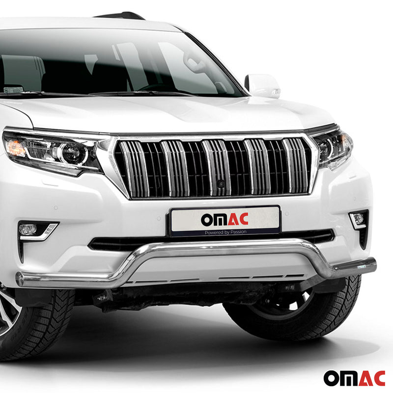 Frontbügel Frontschutzbügel für Toyota Land Cruiser 150 2017-2022 Silber ABE