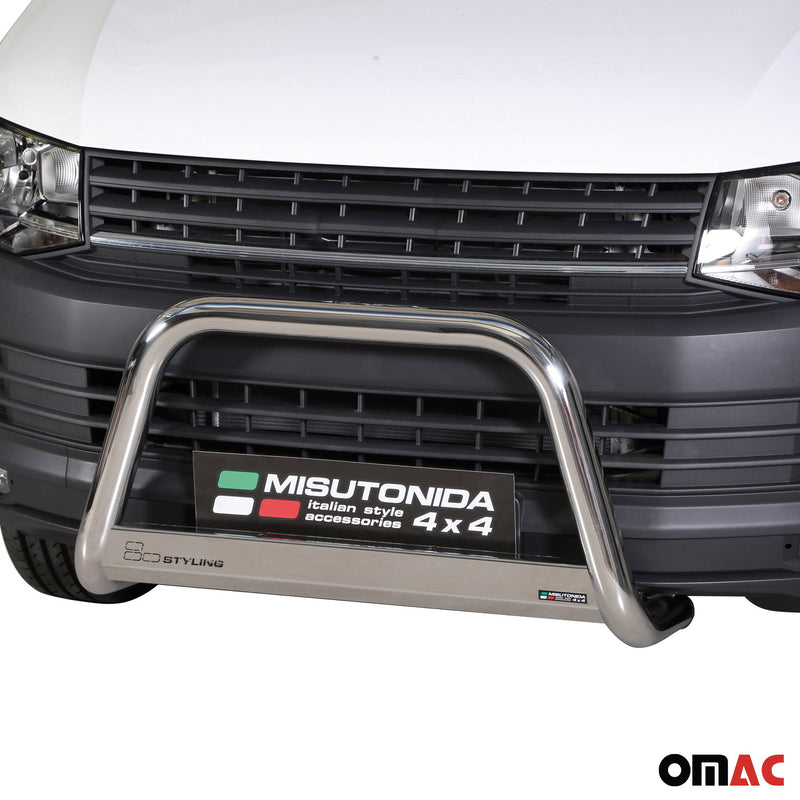 Protezione anteriore per VW T6 T6.1 2015-2024 ø63mm acciaio argento