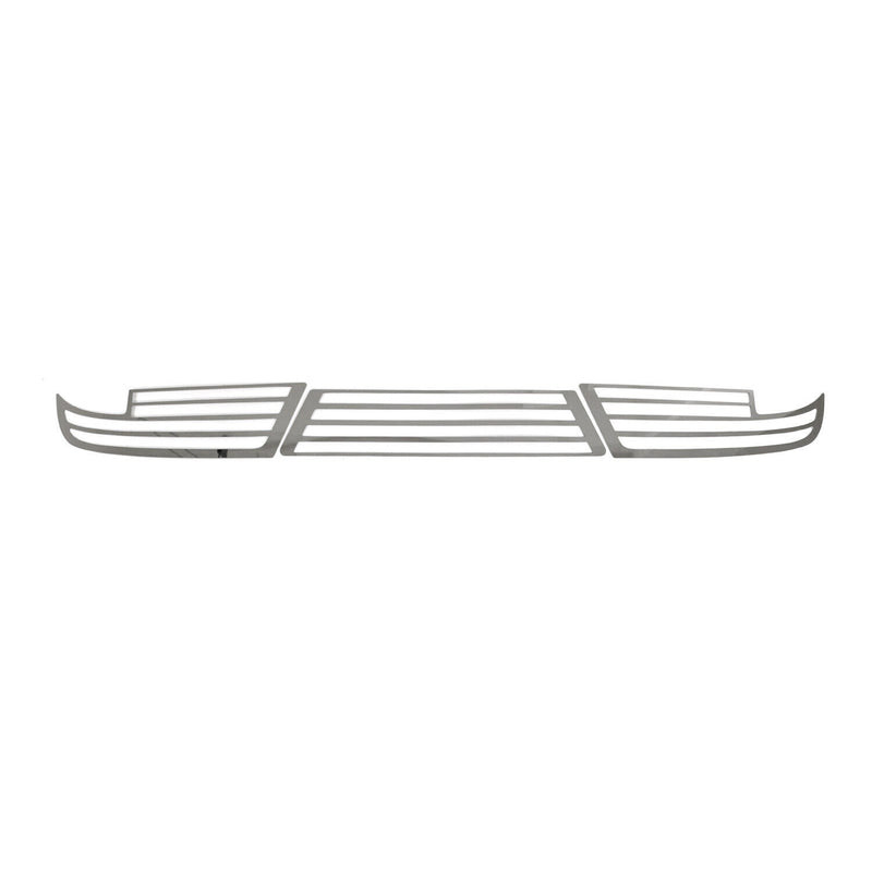 Protezione paraurti per soglia di carico per Ford Ranger 2015-24 in acciaio inox cromato, 3 pezzi 