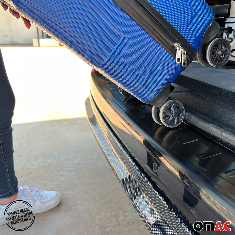 Paraurti di protezione della soglia di carico per VW T6 T6.1 2015-2024 porta singola spazzolato scuro