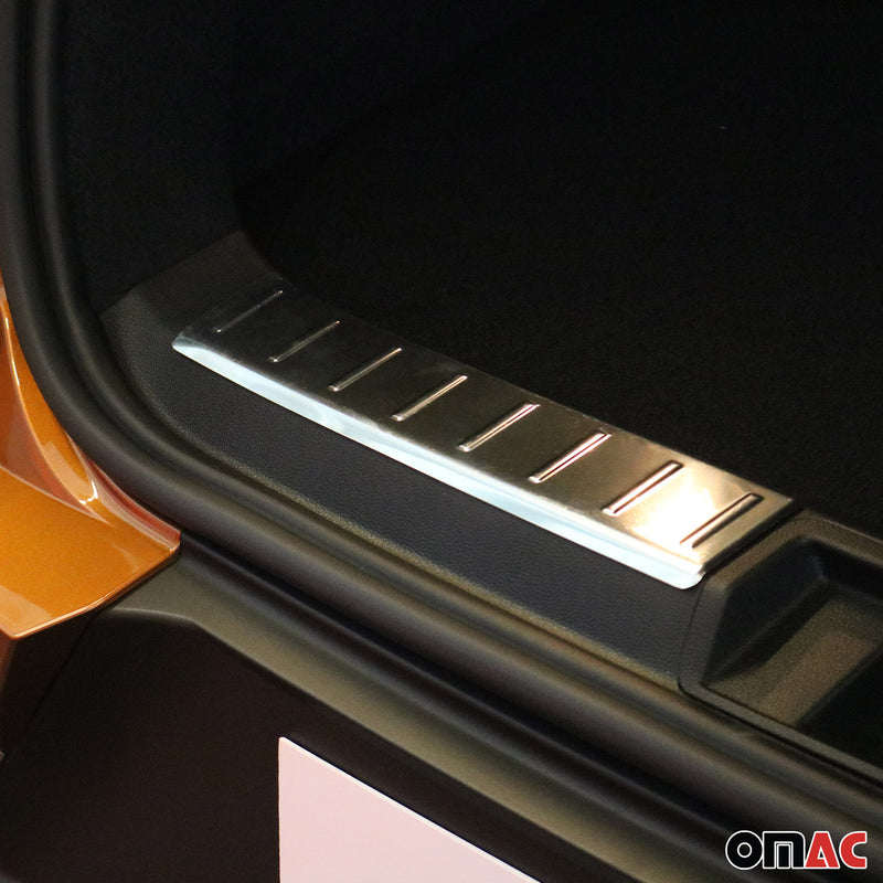 Paraurti di protezione della soglia di carico interna per Renault Captur 2019-2025 in acciaio inox, 2 pezzi