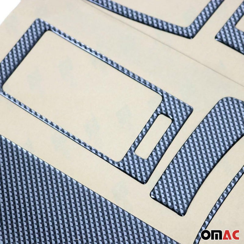Decorazione interna abitacolo per Audi A6 C5 4B 1997-2001 effetto carbonio 12 pezzi