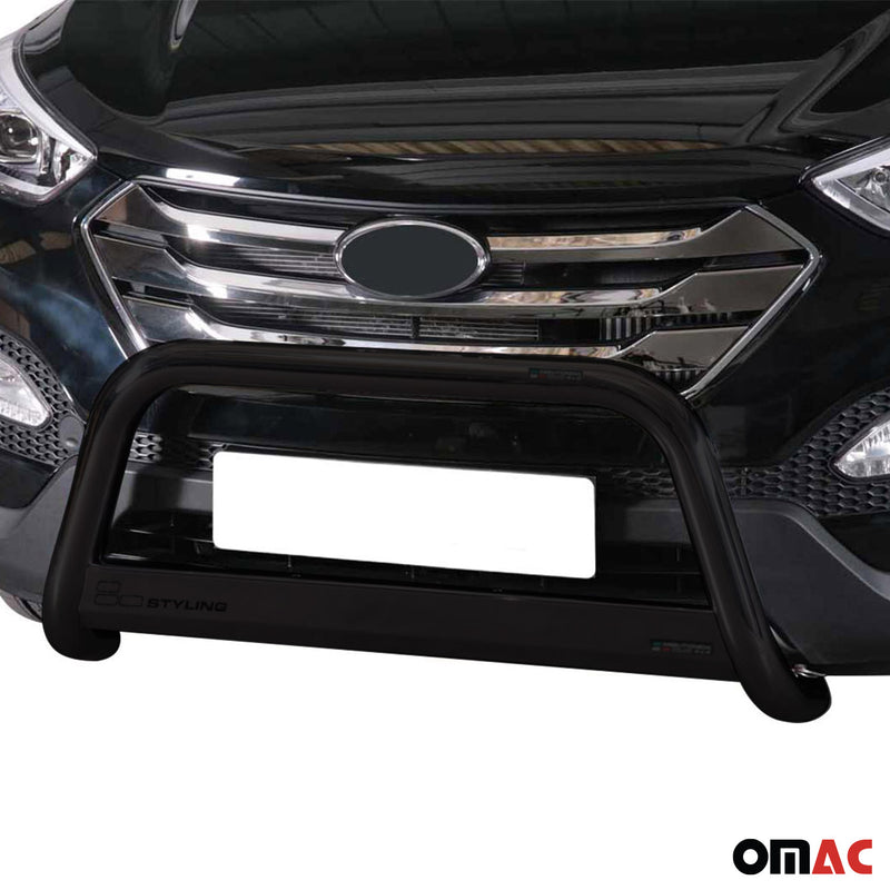 Protezione anteriore per Hyundai Santa Fe 2012-2015 ø63mm acciaio nero