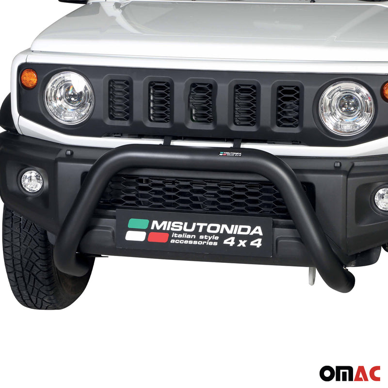Protezione anteriore per Suzuki Jimny 2018-2025 ø76mm acciaio nero