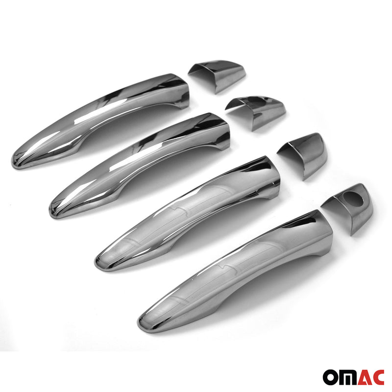 Copri maniglia porta, copri maniglia porta per Opel Corsa F 2019-2024 4 porte H2 acciaio inox 8x