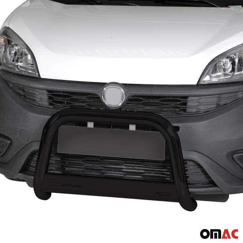 Protezione anteriore per Fiat Doblo 2015-2022 ø63mm acciaio nero 