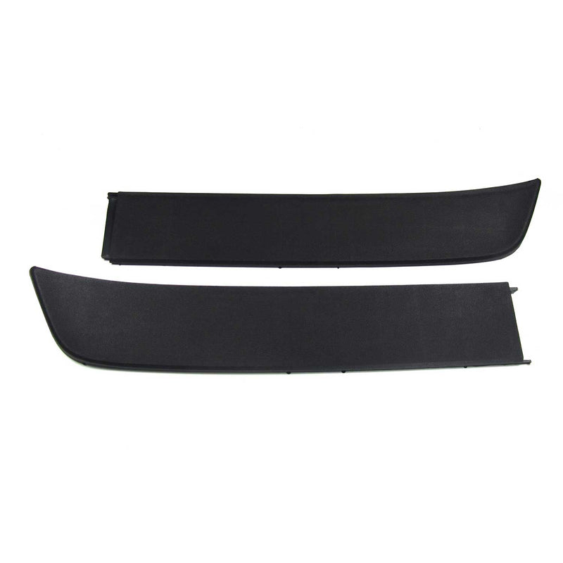 Spoiler anteriore JOM per VW Golf mk1 1974-1983 nero opaco, 2 pezzi