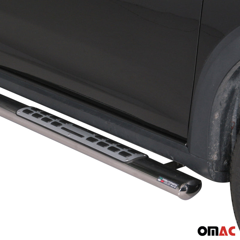 Minigonne laterali in acciaio per Dacia Sandero Stepway 2012-2016 Grigio