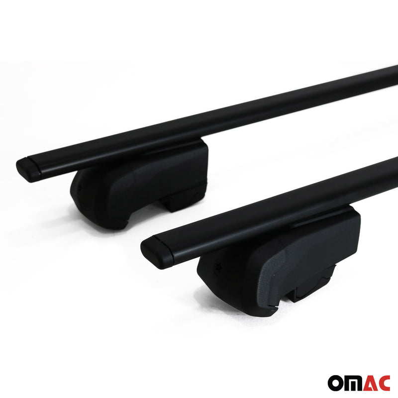 Base portapacchi per Lincoln MKC 2015-2019 ABE Nero 2x