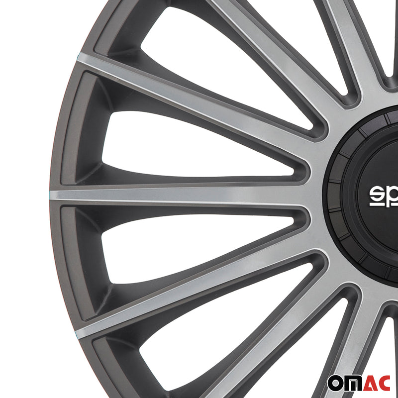 Coprimozzi Sparco 16 pollici Treviso Grigio Argento 4 pezzi