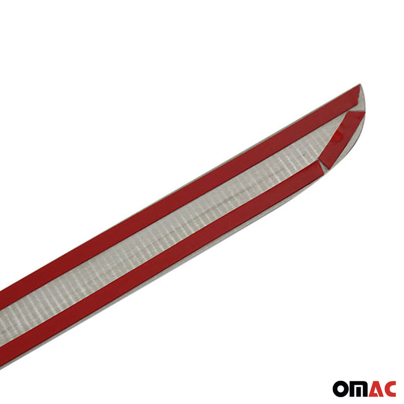 Modanatura per portellone posteriore per Fiat 500 2007-2015 in acciaio inox cromato 1 pz. 
