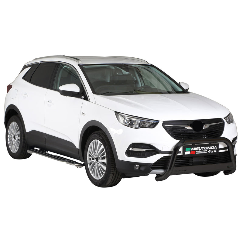 Barra di protezione anteriore per Opel Grandland X 2017-2021 ø63mm acciaio nero 