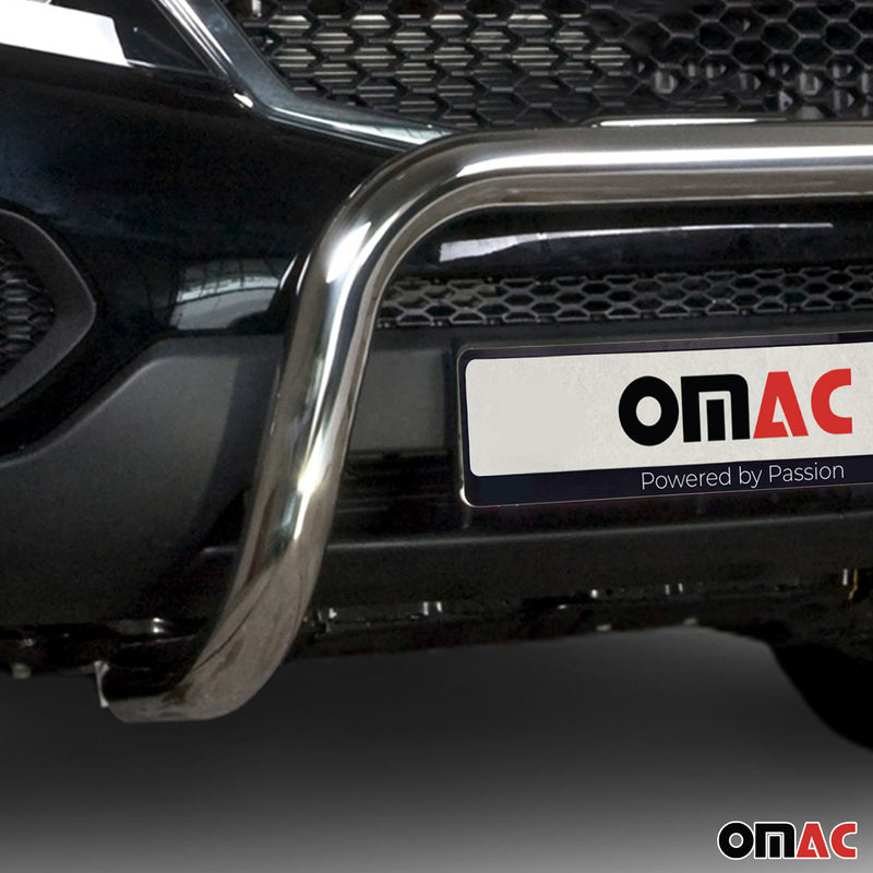 Protezione anteriore per Kia Sorento 2010-2012 con bull bar ABE argento 