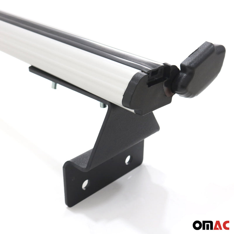 Barra trasversale portatutto per VW Amarok 2010-2025 Alu Grey 2x