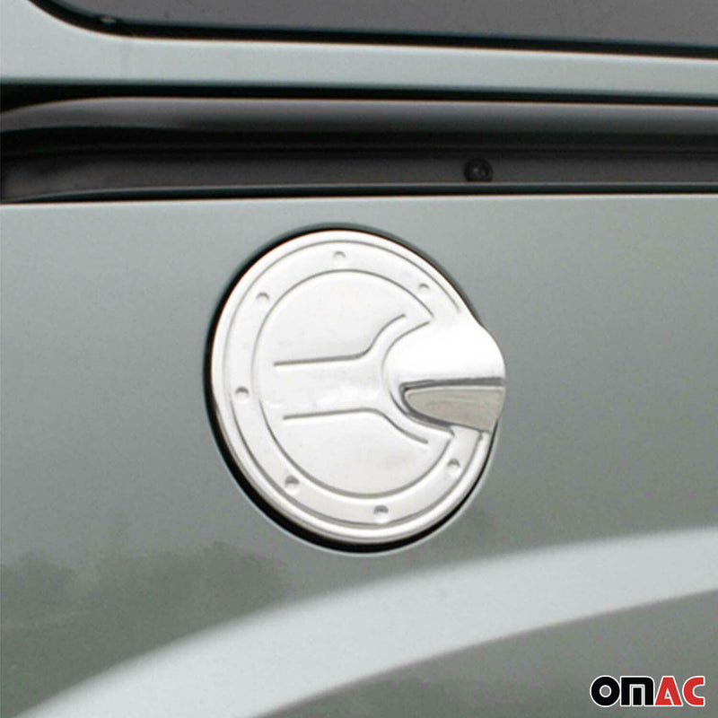 Copri tappo serbatoio carburante per Fiat Doblo 2000-2010 in acciaio inox cromato 