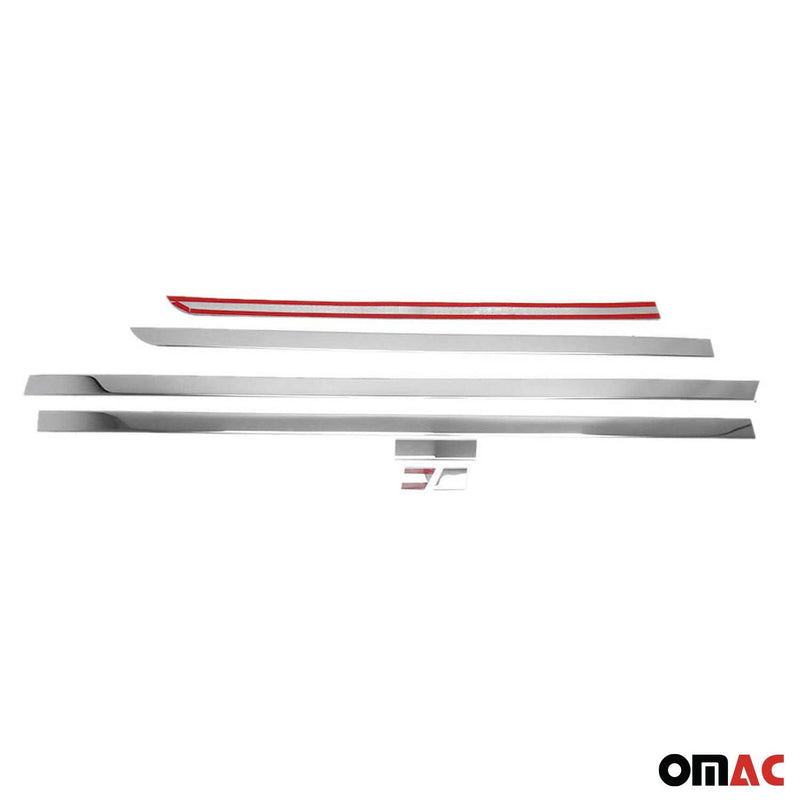 Protezione per porta laterale con striscia per Mercedes Vito W447 L1/L2, doppia porta scorrevole, 7 pezzi