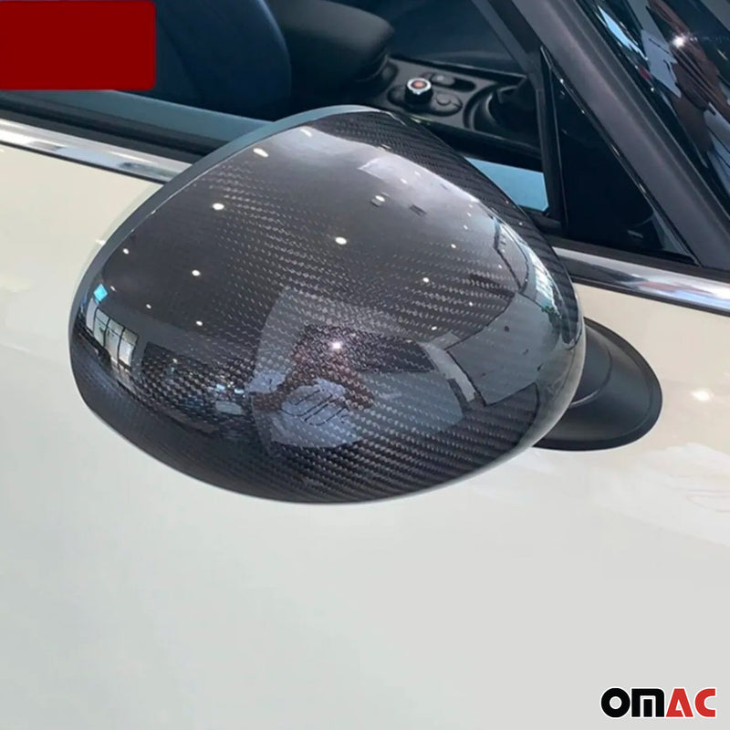 Calotte degli specchietti retrovisori per Mini Cooper F56 2014-2025 RHD in fibra di carbonio