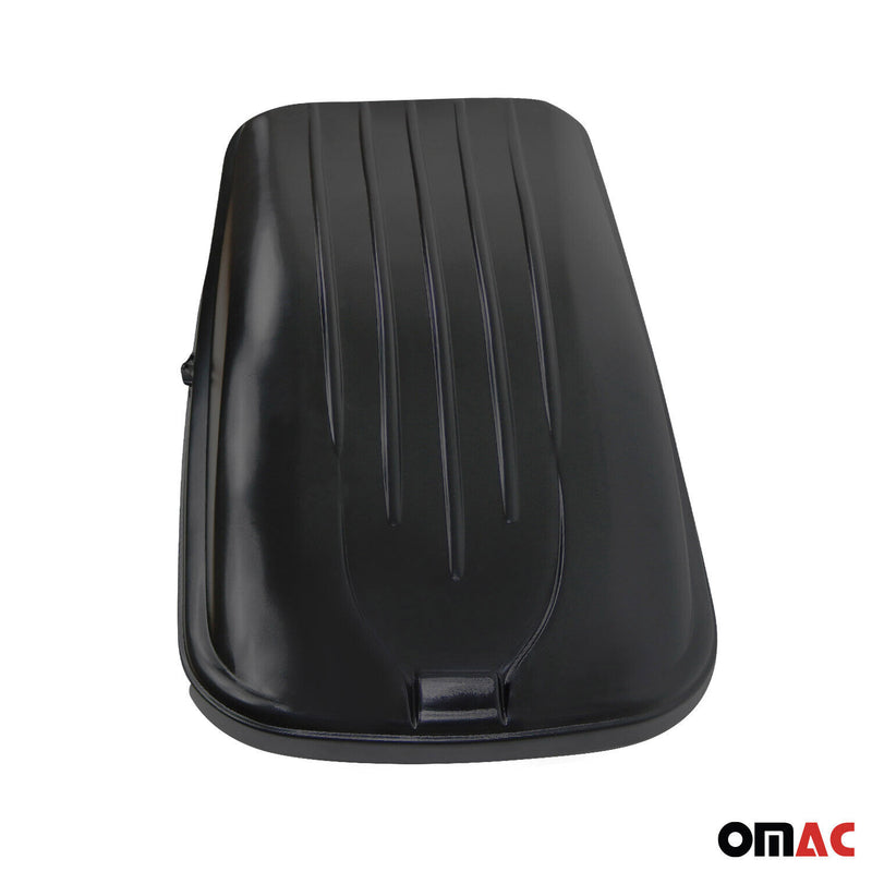 Box da tetto portapacchi auto box da tetto box portabagagli nero 350L 75 Kg 1x