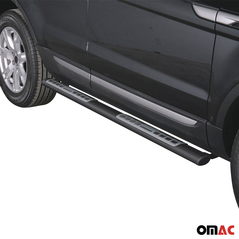 Minigonne laterali in acciaio per Range Rover Evoque 2011-2015 Nero