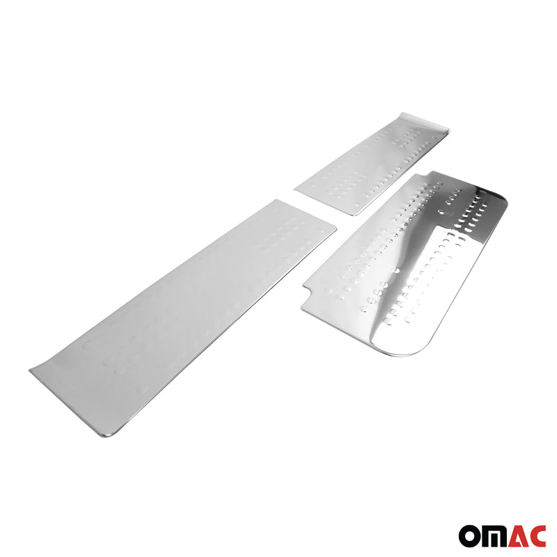 Soglie porte per Nissan NV300 2016-2024 in acciaio inox argento 3 pezzi 