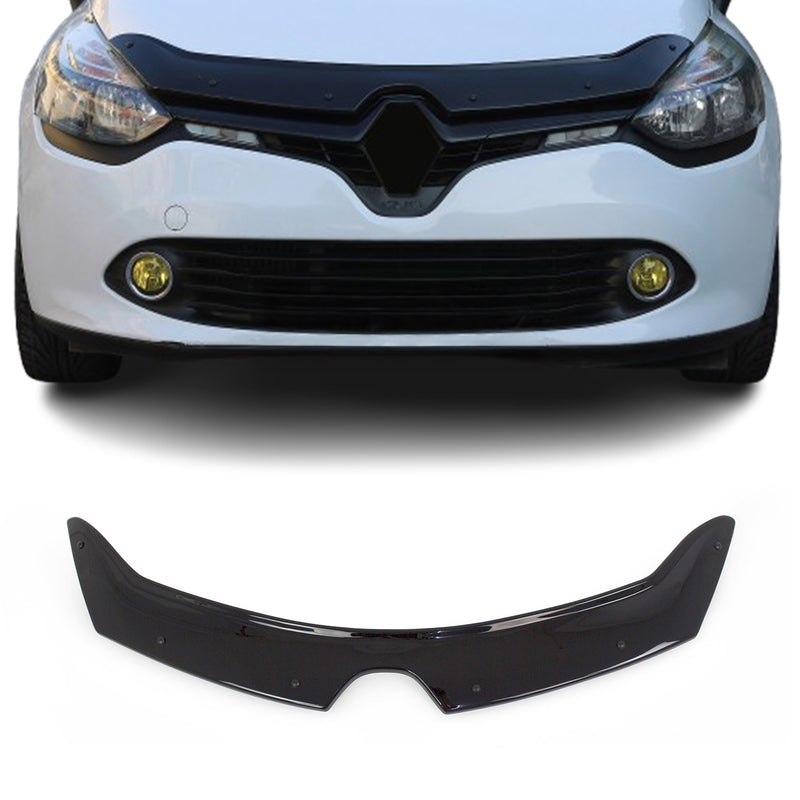 Deflettore cofano protezione insetti per Renault Clio 2012-19 scuro 