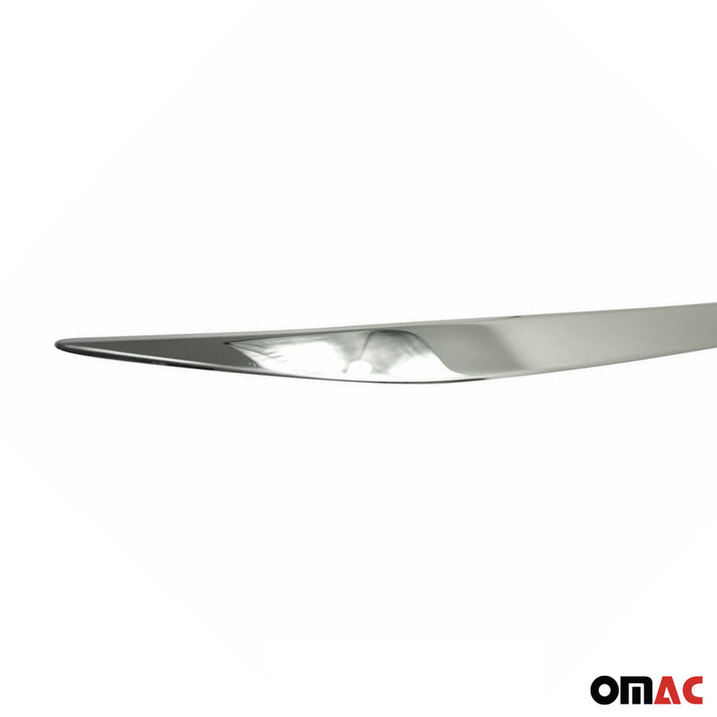 Modanatura posteriore del bagagliaio per Peugeot 208 2012-2020 inferiore in acciaio inox cromato