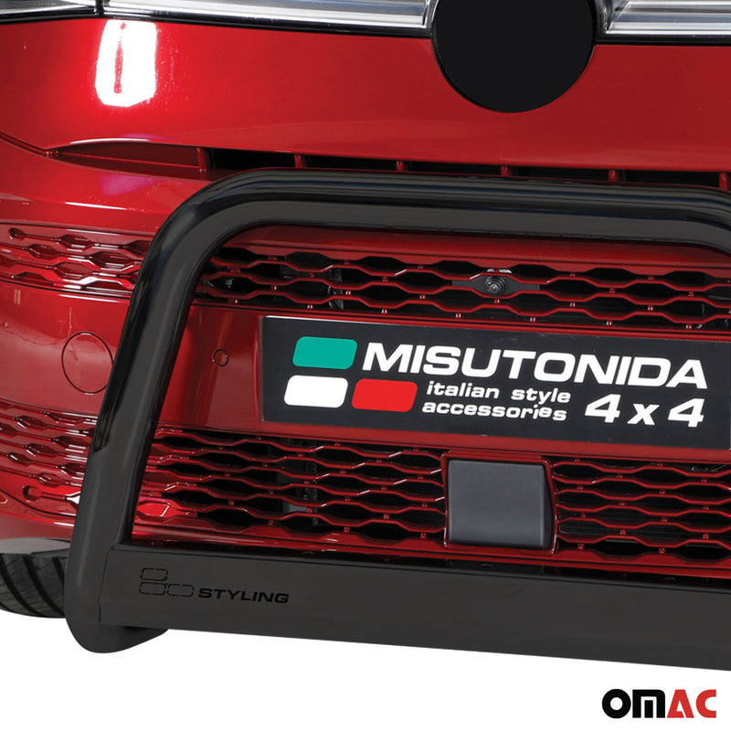 Barra di protezione anteriore per VW Multivan T7 2022-2025 ø63mm acciaio nero 