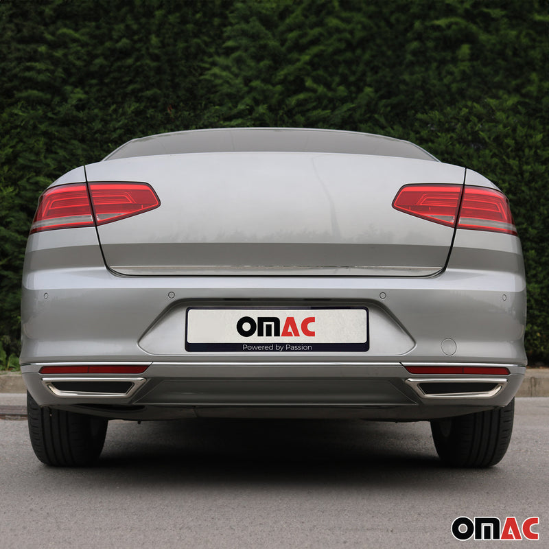 Fascia paraurti posteriore per VW Passat Limo Variant 2015-2021 in acciaio inox 