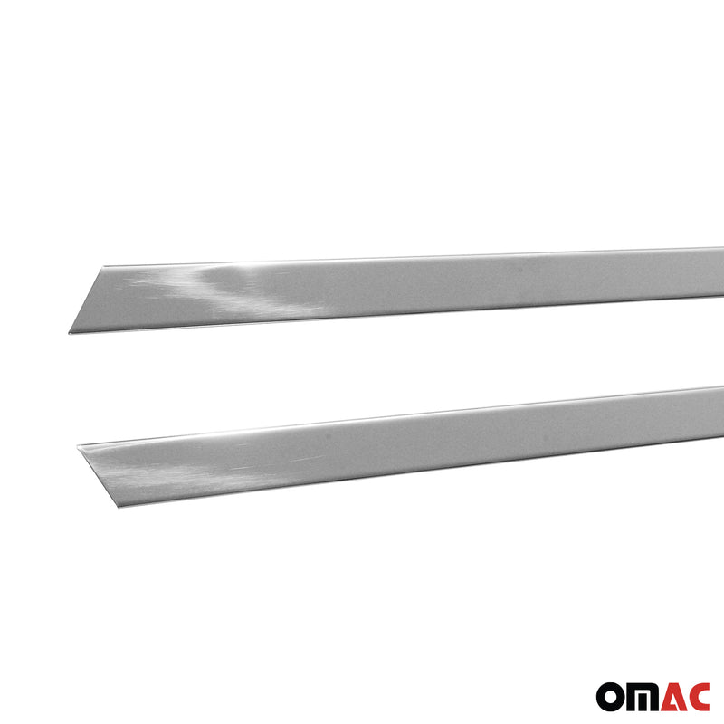 Listelli decorativi per finestrini Ford Tourneo Connect 2002-2014 in acciaio inox cromato 2x
